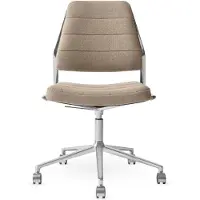 Vipp 454+ Swivel Chair With Wheels - Toimistotuolit Tekstiili Tide - 454+33C01