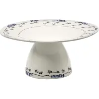 Serax Midnight Flowers Cake Stand Small 20 Cm - Kakkulauatset, Kakkuvadit & Kuvut Luuposliini Milk - B9225145-307