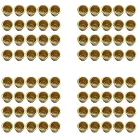 Tlily 80 Pcs Metal Candle Insert for Taper Candles Decorative Candle Holder DIY Candle Holder Set for Tree Candles Table