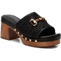Carmela for woman. 16233403-NEGRO Heeled clogs 162334 black (39), 5 to 8 cm, None, Casual