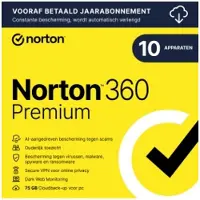 Norton 360 Premium 10 Laitetta 1 Vuosi – 75 GB Pilvitallennus ja Automaattinen Varmuuskopiointi
