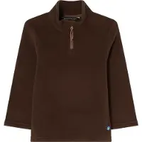 Isbjörn of Sweden Kids' & Teens' Cloud Half Zip Fleece Chocolate 134/140