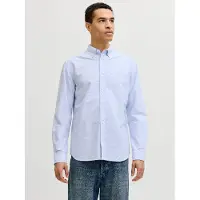 Jack & jones Jjeharvey Oxford L/S Shirt Noos - Blue - S