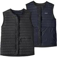 Patagonia Lw Reversible Down Vest Neuletakki musta, L