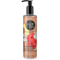 Raw Organic Organic shop Kosteuttava suihkugeeli Vesimeloni &amp; persikka 280 ml