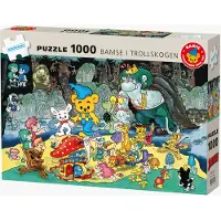 Kärnan Bamse Peikkometsässä Palapeli 1000 Osaa