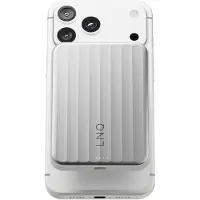 Linq Connects Magnetic Wireless QI2.2 Power Bank 25W - Silver - 5000 mAh