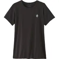 Patagonia Women's Capilene Cool Daily Shirt - Hut Tripper Black Lyhythihaiset topit L