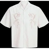 Jack & Jones Joratocha Embroidery Shirt Ss - Cream - S