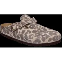Birkenstock Boston Print Leve Leo Sandcastle - Beige - 38