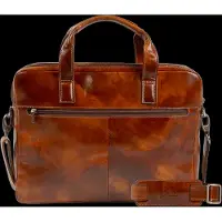 Tony Perotti 2 Comp. Laptop Briefcase Van Gogh - Brown - ONE SIZE