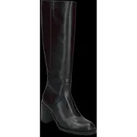 Wonders for woman. I-9220_5716_5792 Rivet Leather Boots 20 Black (39), 5 to 8 cm, Zip, Casual, Classic