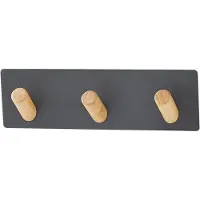 Semoic Magneettiset koukut, magneettinen naulakko, jossa 3 koukkua