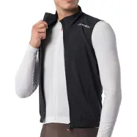 Castelli Espresso 2 Windproof Vest Black White, Size XL