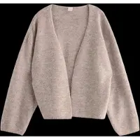 Lindex Knitted Cardigan - Beige - 128