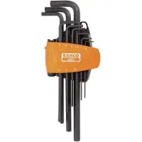 Bahco kuusiokoloavainsarja BE-9588, pitkät, 1,5–10 mm, 9 osaa