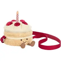 Jellycat Olkalaukut - 15x13 cm - Armuseablen syntymäpäivä Cake - - OneSize - Olkalaukku