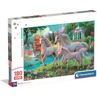 Clementoni Super Unicorns At The Waterfall 180p palapeli
