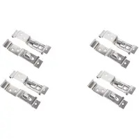 Typecat 8-Piece Trailer License Plate Holder Clips - Stainless Steel, Spring Loaded, Perfect Trailers and Caravans
