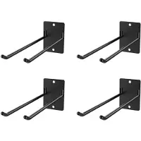 Typecat Heavy Duty Storage Organizer Steel Wall Mount for Garden Tools Shovel Rake Broom Organizer Wall Hook 4pcs