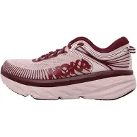 Hoka One One Juoksukengät 'BONDI 7' roosa / viininpunainen