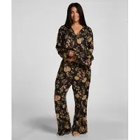 Hunkemoller Pyjamahousut kulta / musta