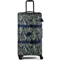 Kipling Basic Prt Spontaneous 4-pyöräinen vetolaukku L 78 cm Harmaa