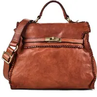 Campomaggi Ginevra Käsilaukku L Nahka 30 cm Ruskea