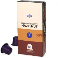 Kaffekapslen | Hasselpähkinä - 10 kapselia nespresso-koneisiin