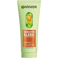 Garnier Keratin Sleek Shampoo With Argan Oil For Frizzy & Dry Hair - 200 ml