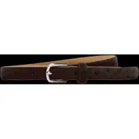 Selected Slwiona Slim Suede Belt - Brown - 85