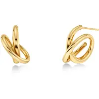 Edblad Nouveau Hoops S Gold One Size - Gold - ONE SIZE