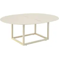 Brafab Olive sohvapöytä 80x110 cm Pearly White
