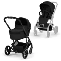 Cybex Balios Lux yhdistelmävaunut, Moon Black