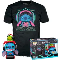 Funko POP! Disney Stitch Gamer With Frog Lyhythihainen T-paita