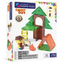 Magna-Tiles Metsäretki magneettinen rakennussarja, 16 osaa