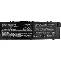 123accu DELL Precision 15 7000 7510 yhteensopiva akku - 7900mAh