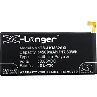 123accu LG K10 Power BL-T30 akku 4500 mAh