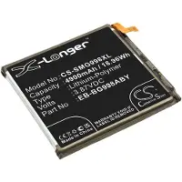 123accu Samsung älypuhelinten Galaxy S21 Ultra / Galaxy S21 Ultra 5G yhteensopiva akku 4900mAh