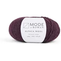 Adlibris Alpaca Wool alpakka villasekoite 50 gr Currant 0209 Mode at Rowan
