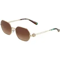 Tory Burch Aurinkolasit '0TY6113' tummanruskea / kulta
