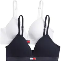 Tommy Hilfiger Underwear Rintaliivit laivastonsininen / valkoinen