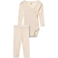 Copenhagen Colors Setti - Leggingsit/Käärittävä body p/h - Villa - - 62 - Bodyt P/H