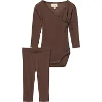 Copenhagen Colors Setti - Leggingsit/Käärittävä body p/h - Dark - - 50 - Bodyt P/H