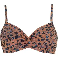 Olympia Bikinitoppi 'Wild' laivastonsininen / kuninkaallisen sininen / mokka