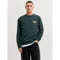Jack & Jones Collegepaita 'JJAERO' hunaja / kuusi / valkoinen