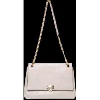 Tory Burch Charlie Quilted Shoulder Bag - Grey - ONE SIZE