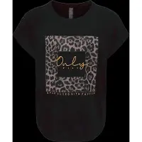 Only Play Onpaub-Rie On Ss Loose Jrs Tee Girls - Black - 158-164
