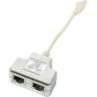 Ecolan EFB-Elektronik T-Adapter - network splitter - 15 cm - 0.1m