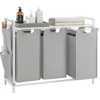 Vasagle Pyykinkori, VASAGLE, 92,5x33x72 cm, Pigeon Grey